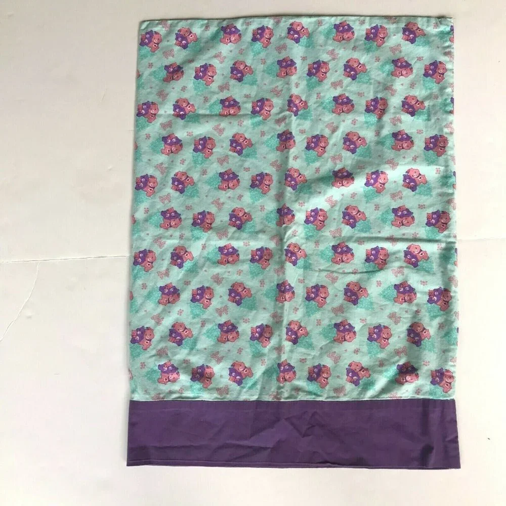 Care Bears Pillowcase Standard Butterflies Vintage